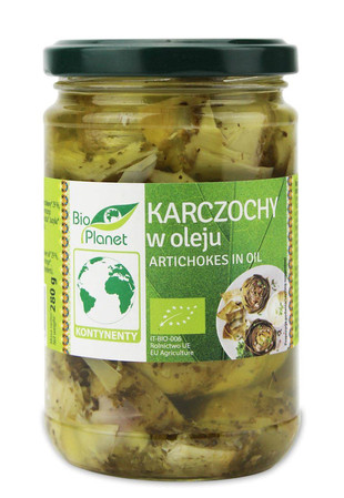  KARCZOCHY W OLEJU BIO 280 g - BIO PLANET