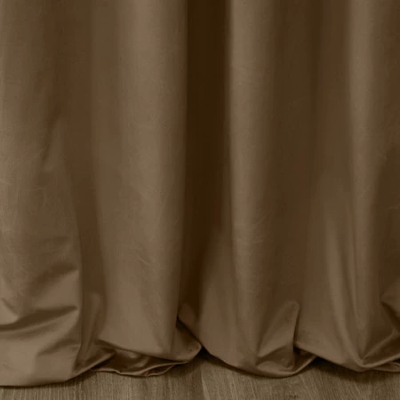 ZASŁONA GOTOWA SIBEL NA TAŚMIE 140 X 270 CM BRĄZOWY