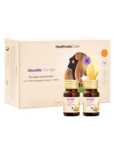 Health Labs Care GlowMe Pro-Age kolagenowe shoty dla skóry dojrzałej 15szt x 30 ml