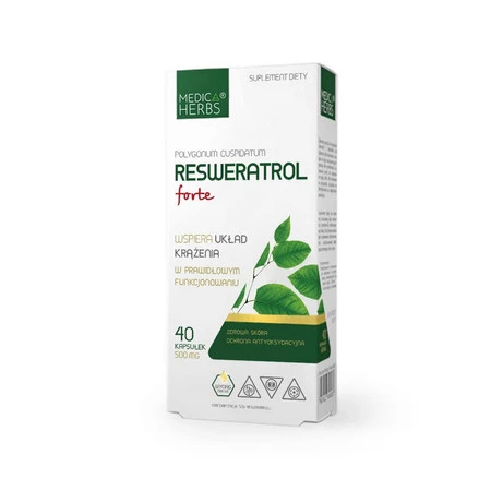 Medica Herbs Resweratrol Rdestowiec forte 40 k