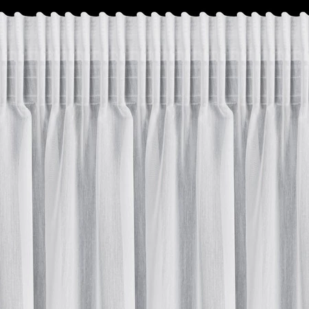 FIRANA GOTOWA ELENA NA TAŚMIE 140 X 270 CM BIAŁY