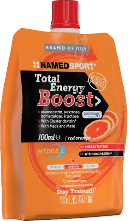 Namedsport Total Energy Boost 100 ml smak czerwona pomarańcza
