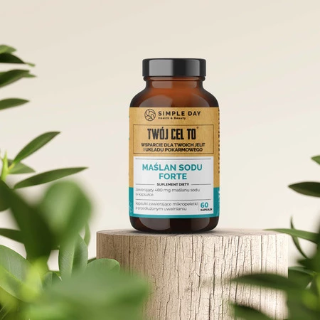 Twój Cel To Maślan Sodu Forte na wsparcie przewodu pokarmowego 60 kaps.