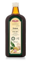 Polska Róża − Imbir, sok 100% bez cukru − 500 ml