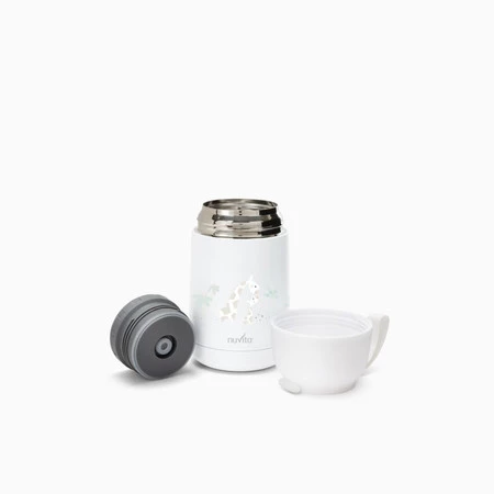 Nuvita, Termos z uchwytem, Biały, 620 ml