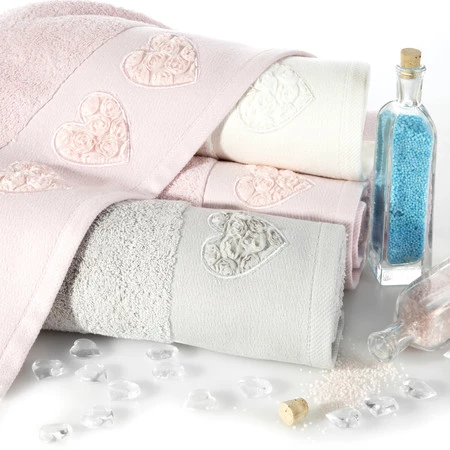 Ręcznik Kamila (01), 50 x 90 cm, Kremowy