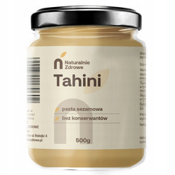 Naturalnie Zdrowe Pasta Tahini Sezamowa  500g