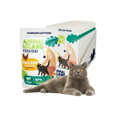 Animal Island Mokra karma dla kota Kurczak 12 x 85g