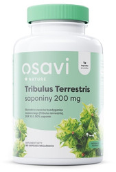 OSAVI Tribulus Terrestris, saponiny 200 mg (180 kaps.) KRÓTKA DATA 2026-08-31