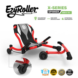 EzyRoller Spinner X Pojazd gokart napędzany nogami z funkcją 360° 4-12 lat Red