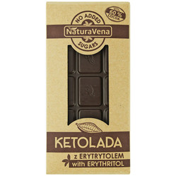 KETOLADA TABLICZKA BEZ DODATKU CUKRÓW 100 g