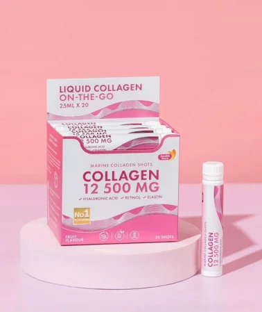 Swedish nutra Marine Collagen 12 500 mg kolagen do picia Shots 25 ml x 20