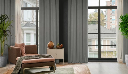 ZASŁONA GOTOWA CARLO 135 X 250 CM POPIELATY