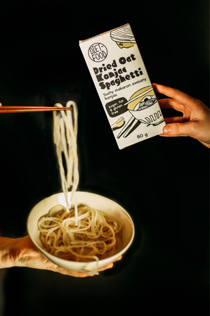 Diet-Food Suchy Makaron Owsiany Shirataki Konjac Spaghetti Bezglutenowy 80g