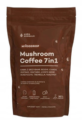 Aura Herbals Mycodrop, kawa z grzybami, mushroom coffee 7 in 1, proszek 30,7 g