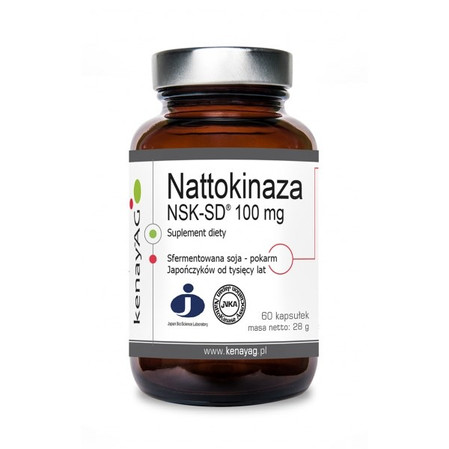 KENAY Nattokinaza NSK-SD® na wsparcie układu sercowo-naczyniowego i prawidłowego krążenia 60 kaps.