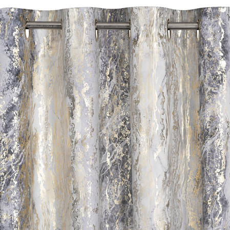 ZASŁONA GOTOWA SOFI 135 X 250 CM SREBRNY