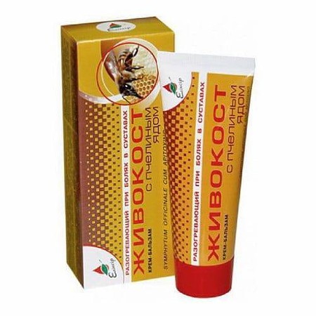 Elixir - Krem-balsam żywokost z jadem pszczelim 75ml (Ukraina)