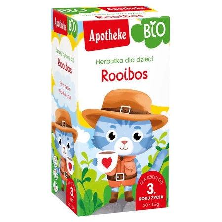 Apotheke Bio herbatka dla dzieci rooibos (20 x 1,5g)