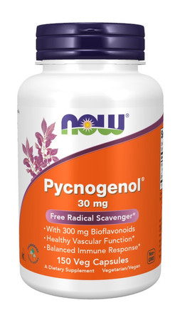 NOW FOODS Pycnogenol 30 mg na wsparcie układu krążenia 150 kaps.