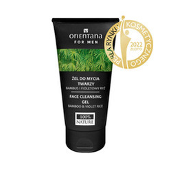 Orientana for men - Żel do mycia twarzy. Bambus i fioletowy ryż - 150 ml 