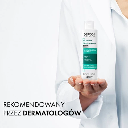 Vichy Dercos Oil Correct szampon do włosów przetłuszczających się 200ml