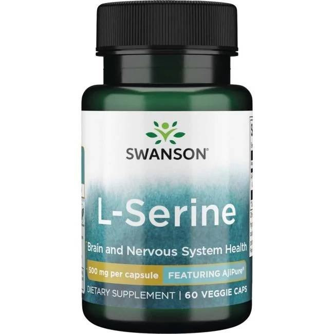 AjiPure L-seryna 500 mg (60 kaps.) - Nabea.pl