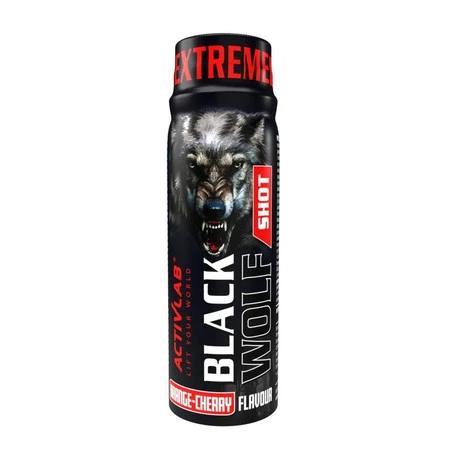 ACTIVLAB BLACK WOLF SHOT 80ml smak wiśnia - pomarańcza