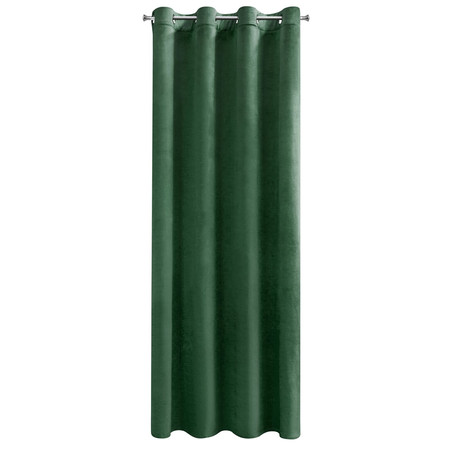 ZASŁONA GOTOWA MELANIE 140 X 250 CM CIEMNOZIELONY