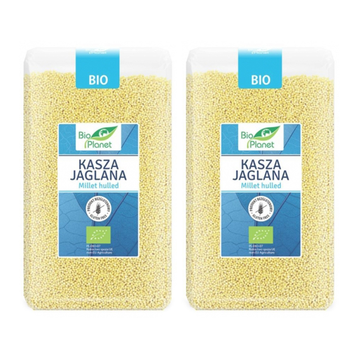 Zestaw 2x Bio Planet − Kasza jaglana − 1 kg - Nabea.pl