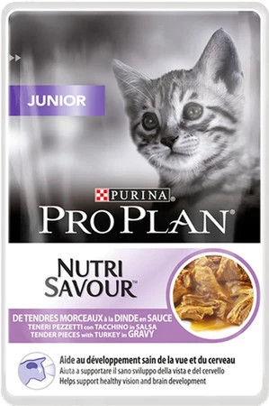 PURINA Pro Plan Kitten Junior NutriSavour Indyk 85g