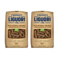 Zestaw 2x Makaron Liguori Integrale Fusilli pełnoziarnisty BIO 500G