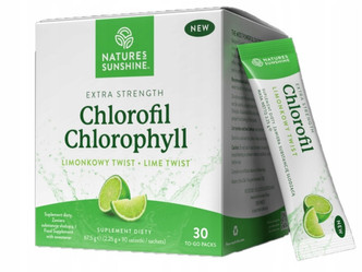 Nature's Sunshine Chlorofil w saszetkach 67,5 g smak limonka KRÓTKA DATA 2026-10-31