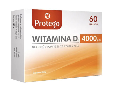 Protego Witamina D 4000 IU na wsparcie odporności 60 kaps.