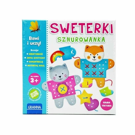 Sweterki sznurowanka gra 00438 GRANNA