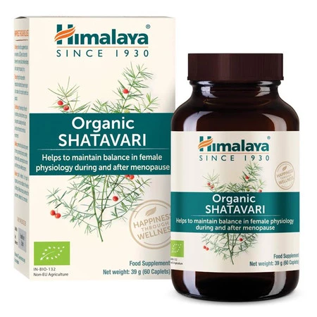 Himalaya Organic Shatavari wsparcie pamięci i układu nerwowego 60 kaps.