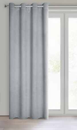 ZASŁONA GOTOWA CARLO 135 X 250 CM SREBRNY
