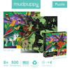 Mudpuppy Puzzle rodzinne świecące w ciemności Las 500 elementów 8+
