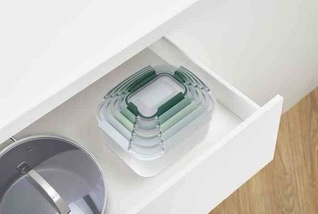 JJ - Zestaw 5 pojemników, Nest™ Lock Sage
