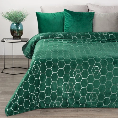 KOC MALIBU 150 X 200 CM CIEMNOZIELONY