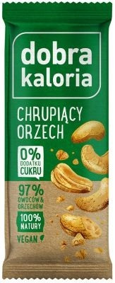 Dobra Kaloria − Baton owocowy chrupiący orzech − 35 g