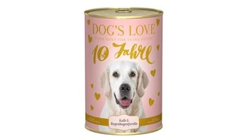 Zestaw 10x DOG'S LOVE Kalb - cielęcina z pstrągiem i jabłkiem (400g)