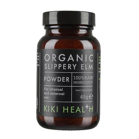 Kiki Health − EKO Slippery Elm, wiąz czerwony w proszku − 45 g