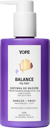 Yope Balance My Hair Odżywka do włosów przetłuszczajacych się z emolientami 300ml