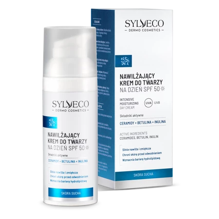 Sylveco Dermo Skóra sucha Nawilżający krem do twarzy na dzień 50ml