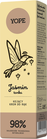 Yope Jaśmin & Tonka – naturalny krem do rąk 50ml