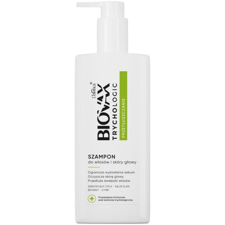 L'biotica Biovax Trychologic szampon przetłuszczanie 200 ml