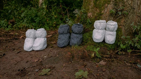 Lodger Wodoodporne zimowe buciki niechodki jasnobeżowe Taslon Birch