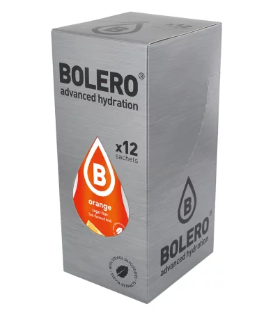 Zestaw Bolero Orange (Pomarańczowy) ze stewią 12 szt. x 9 g napój w proszku bez cukru