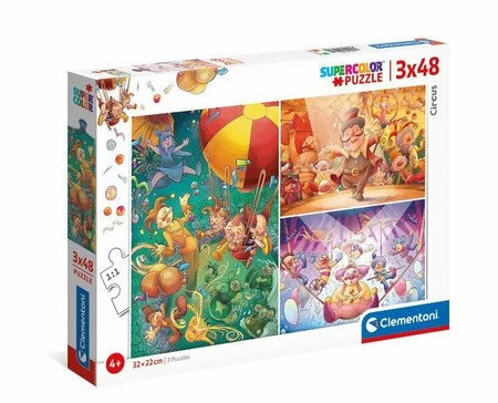 Clementoni Puzzle 3x48el Cyrk. The Circus 25264 p6